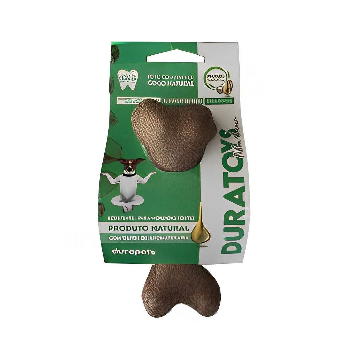 kit 10x Brinquedo para Cachorros Osso de Fibra de Coco – Grande