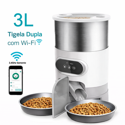 Alimentador Automático Wi-Fi – Controle a Alimentação pelo Celular 📱🐾