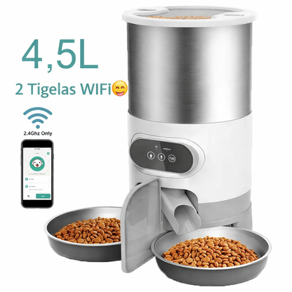 Alimentador Automático Wi-Fi – Controle a Alimentação pelo Celular 📱🐾