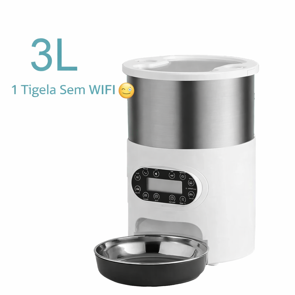Alimentador Automático Wi-Fi – Controle a Alimentação pelo Celular 📱🐾