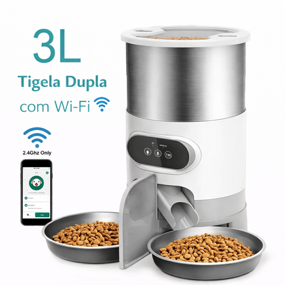 Alimentador Automático Wi-Fi – Controle a Alimentação pelo Celular 📱🐾