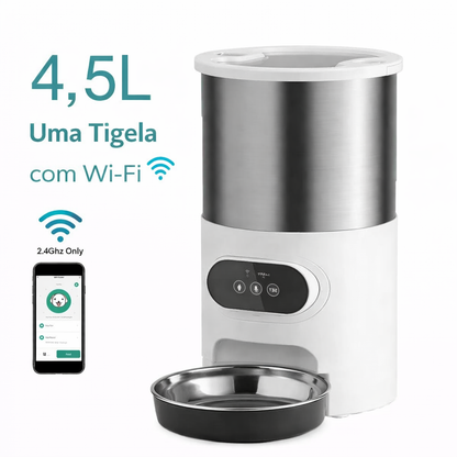 Alimentador Automático Wi-Fi – Controle a Alimentação pelo Celular 📱🐾