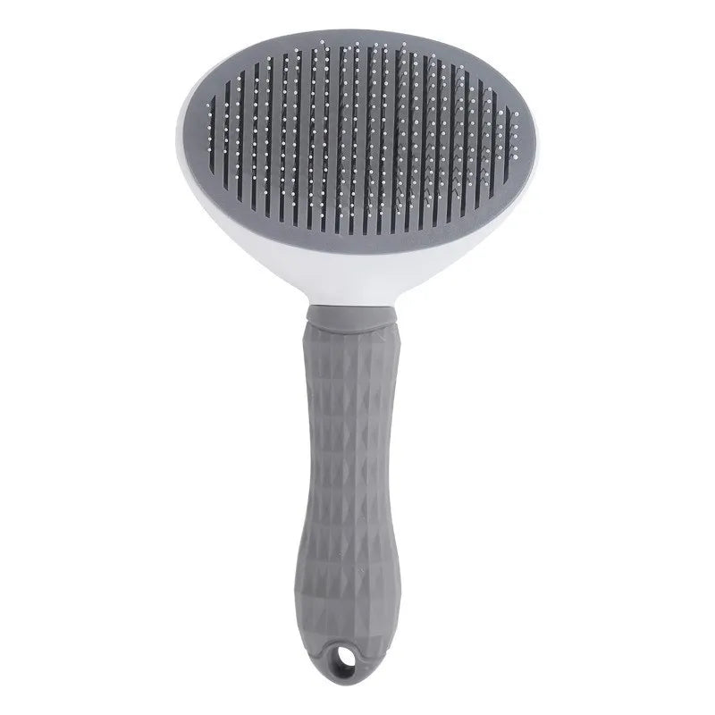 Escova Removedora de Pelos para Cães e Gatos com Botão Automático com 3 Unidades