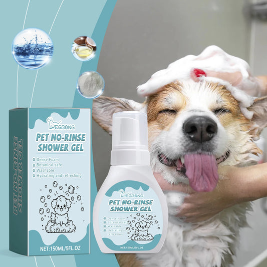 Shampoo a Seco para Gatos e Cães – Limpeza Sem Água, Praticidade Total