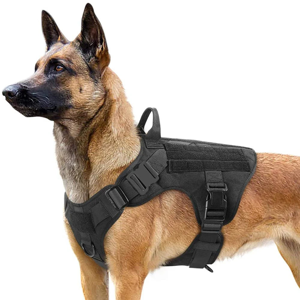 Arnês Tático para Cães – Segurança Máxima no Passeio 🐕‍🦺
