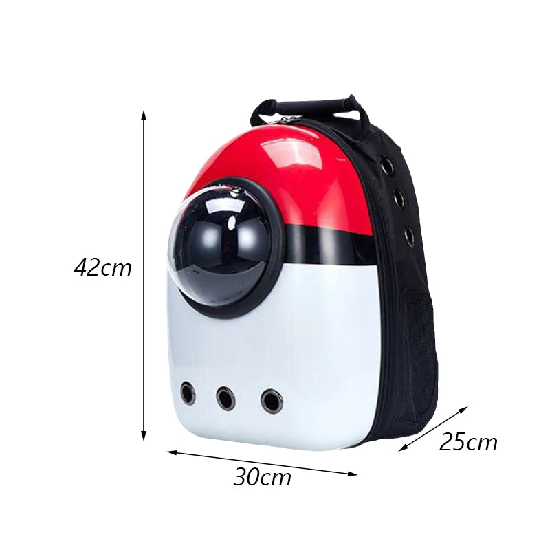 Mochila de Transporte para Cães e Gatos – Cápsula Espacial Respirável