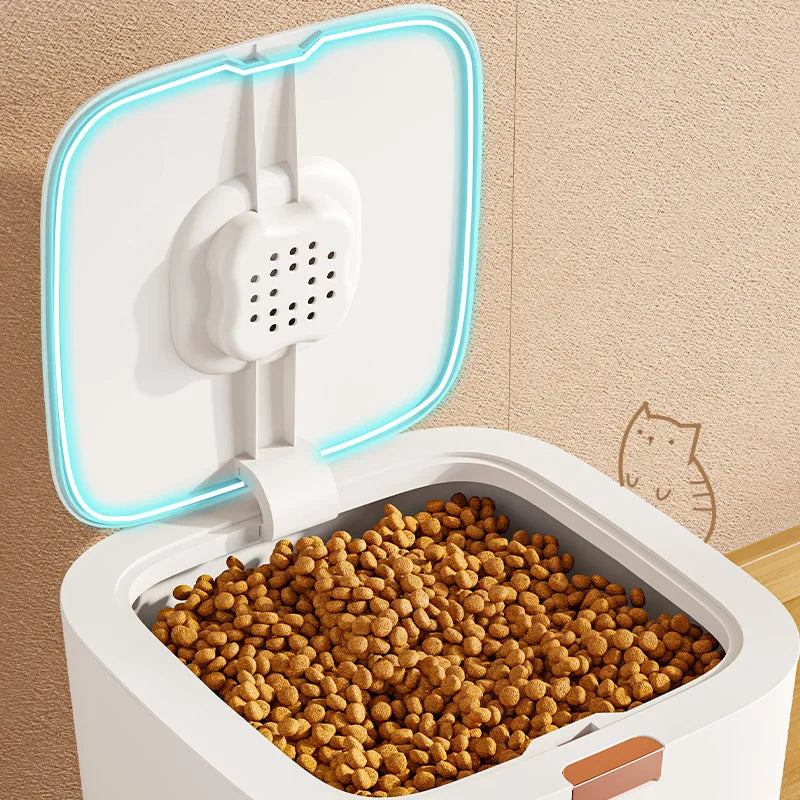 Porta Ração para Cães e Gatos – Proteção contra Umidade
