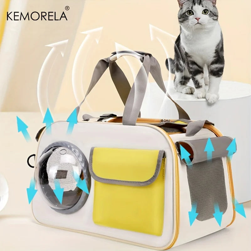 Mochila Transporte para Gatos Tipo Sling Cápsula Espacial