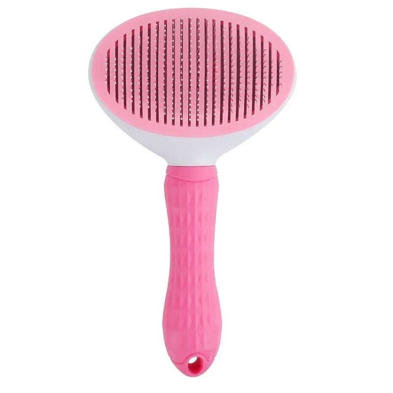 Escova Removedora de Pelos para Cães e Gatos com Botão Automático com 3 Unidades