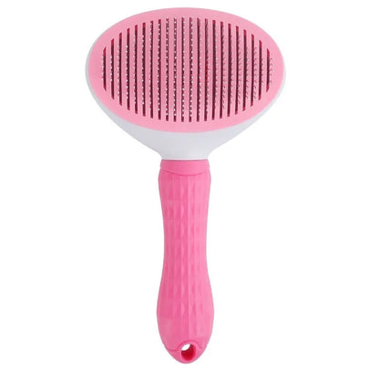 Escova Removedora de Pelos para Cães e Gatos com Botão Automático com 3 Unidades