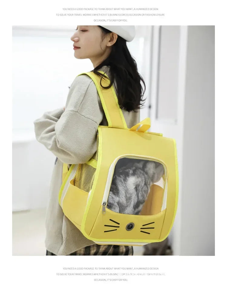 Mochila para Gatos – Leve seu Pet com Segurança 🐱