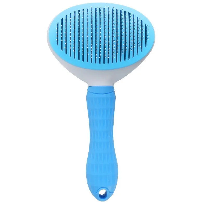Escova Removedora de Pelos para Cães e Gatos com Botão Automático com 3 Unidades