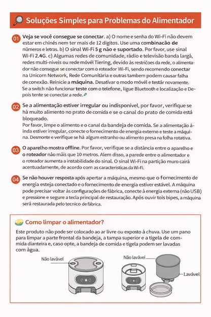Alimentador Automático Wi-Fi – Controle a Alimentação pelo Celular 📱🐾