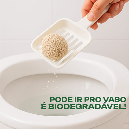 Kit 4x Areia para Gatos CatMais Biodegradável 4kg – Natural, Econômica e Ultra Eficiente