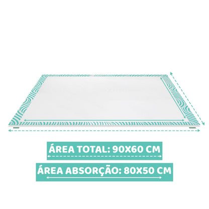 kit 120 Tapetekit  Higiênico PetMais Classic 30 Unidades – Ultra Absorção, Anti Vazamento e Máximo Conforto