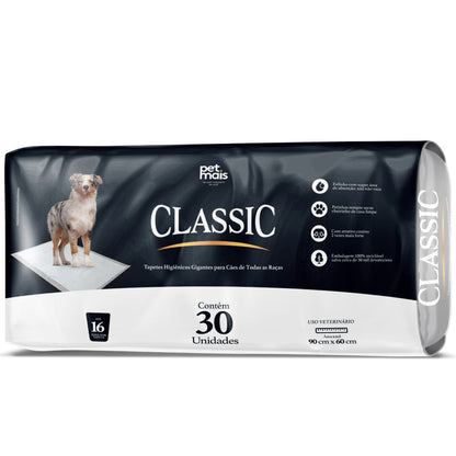 kit 120 Tapetekit  Higiênico PetMais Classic 30 Unidades – Ultra Absorção, Anti Vazamento e Máximo Conforto