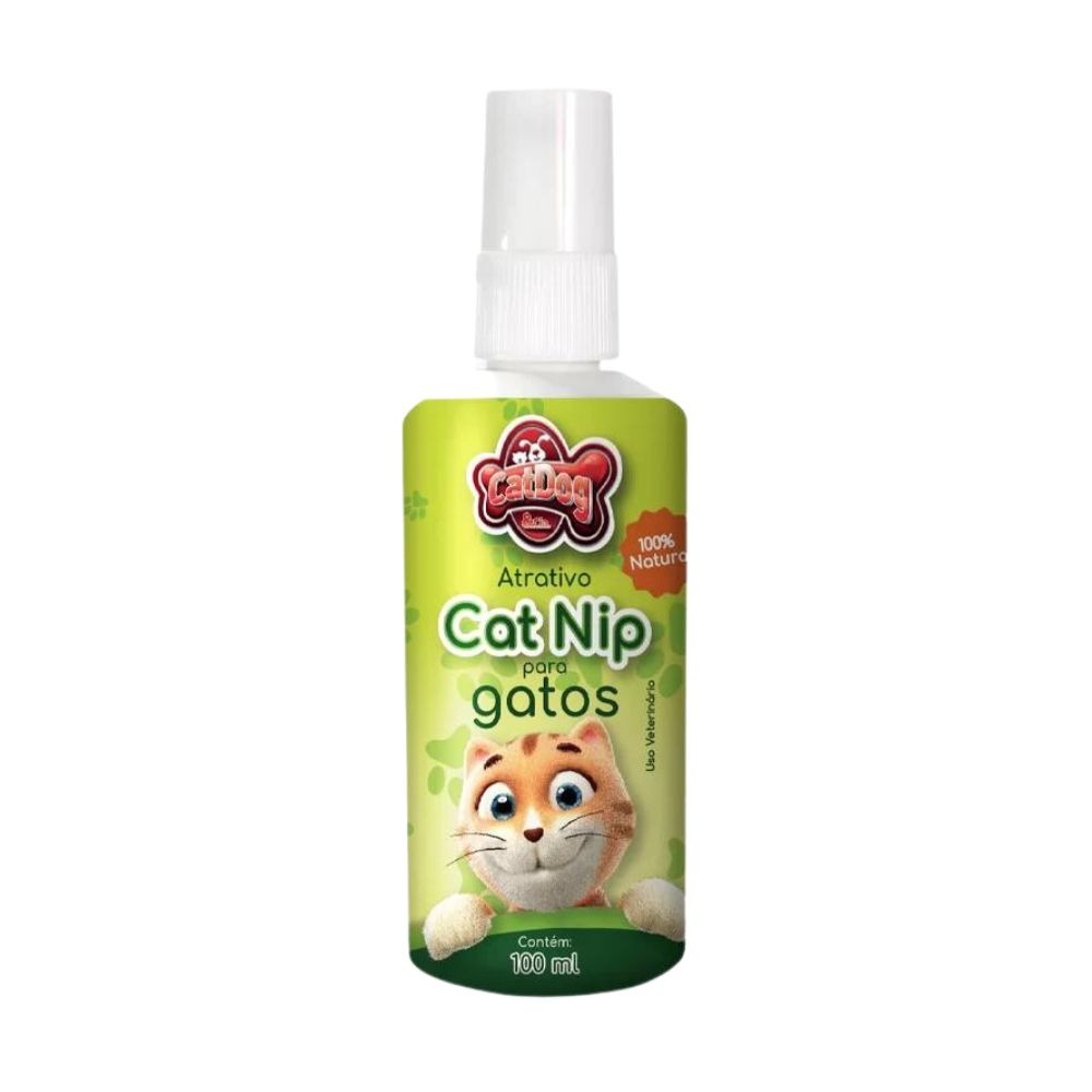 KIT 5x Cat Nip Spray para Gatos 100ml – Erva do Gato Natural e Relaxante