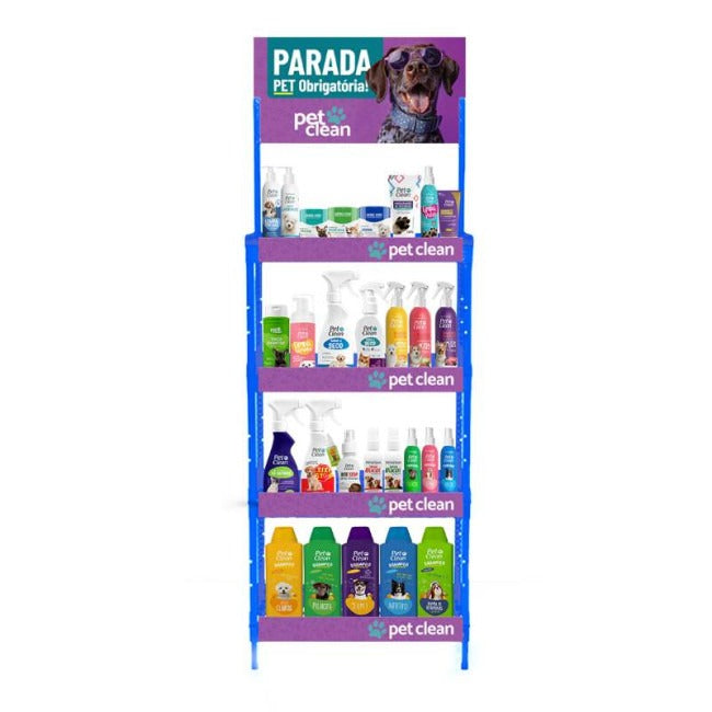 Kit Display PetClean Completo – 143 Itens | Linha Profissional Pet Shop