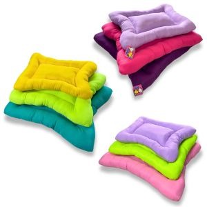 Kit 6 Colchonetes Coloridos para Cães e Gatos - Conforto e Estilo para Pets