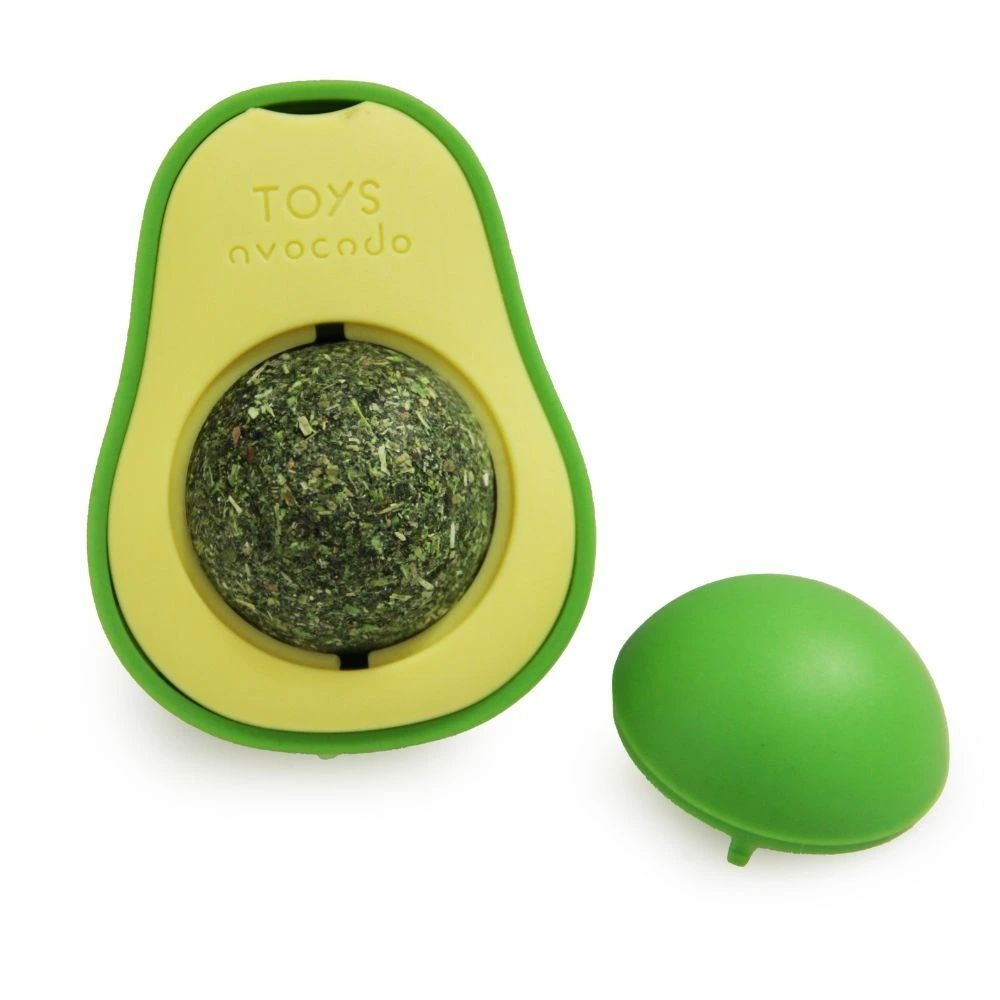 Brinquedo Interativo Abacate com Catnip para Gatos – Diversão Garantida Kit com 10