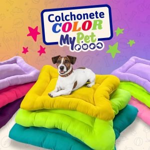 Kit 6 Colchonetes Coloridos para Cães e Gatos - Conforto e Estilo para Pets