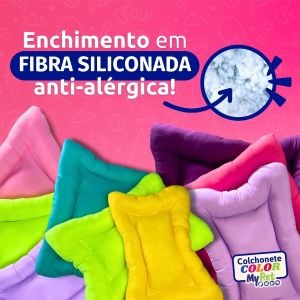 Kit 6 Colchonetes Coloridos para Cães e Gatos - Conforto e Estilo para Pets